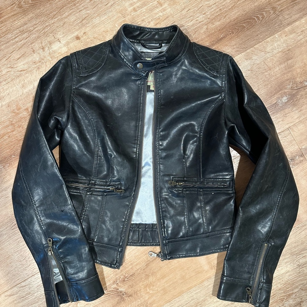 FRIDA G LONDON faux leather jacket